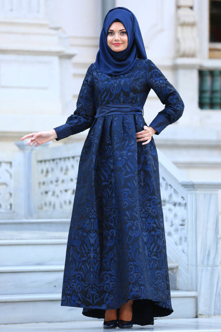 Navy 2025 dress hijab