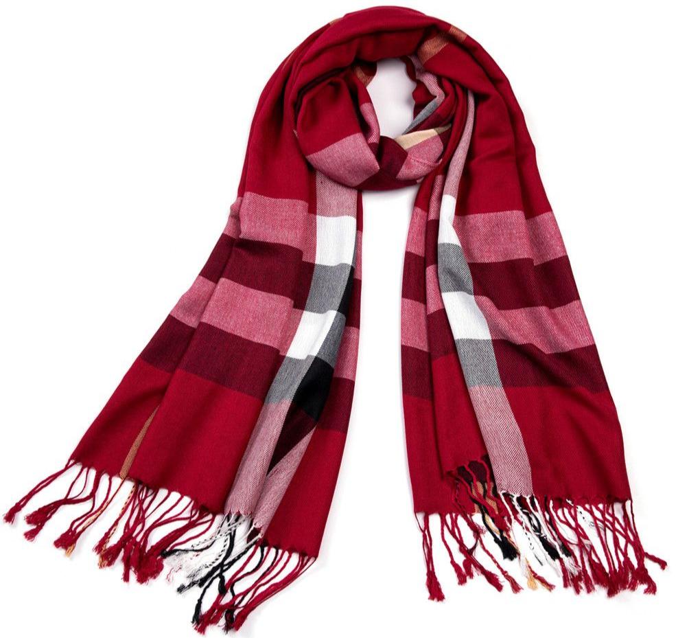 Maroon Burbs Scarf