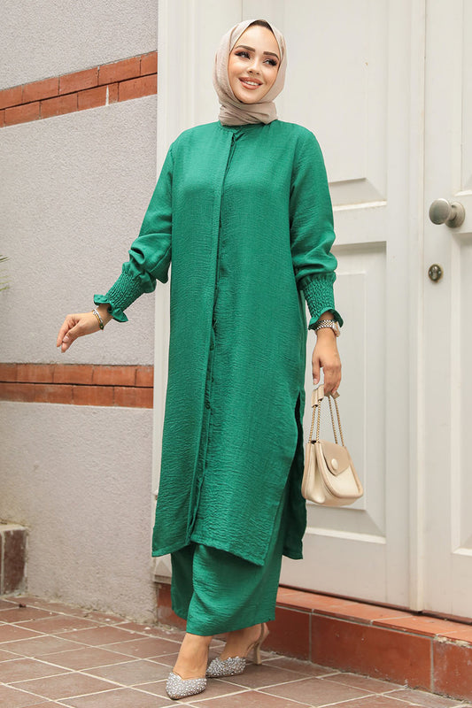 Green 2 Piece Turkish Suit +