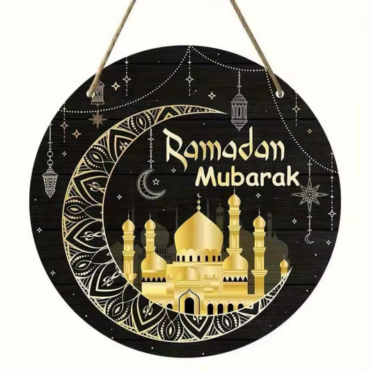 Ramadan Mubarak Door Hanging Decortion