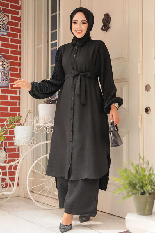 Black 2 Piece Turkish Suit