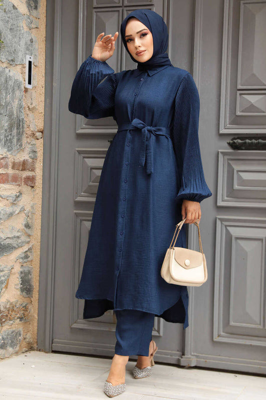 Navy 2 Piece Turkish Suit +