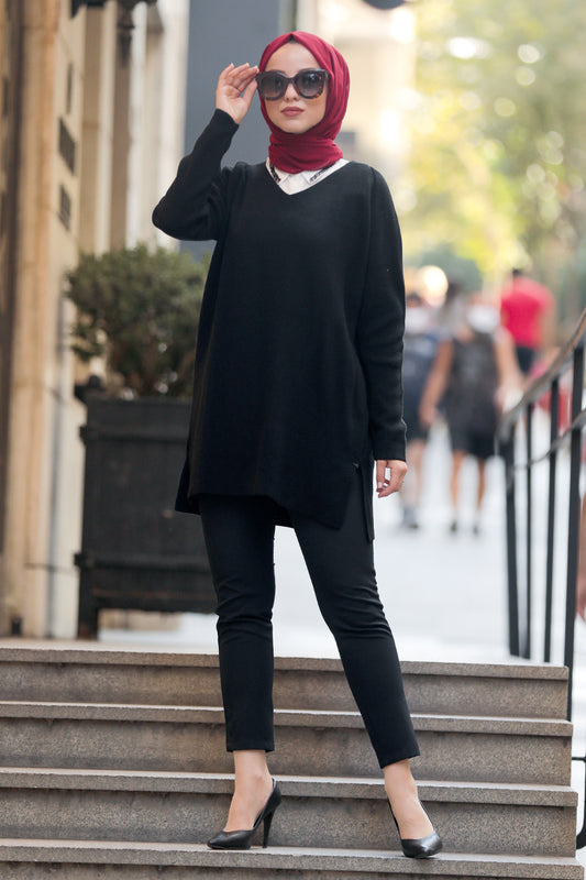 Black Turkish Sweater Shirt